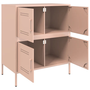 Rosa Stahl Sideboard, 68 cm