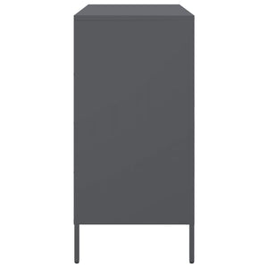 Anthrazit Sideboard 68x39x79 cm Stahl