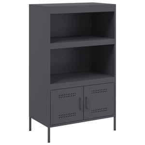 Highboard Anthrazit 68x113 cm Stahlschrank