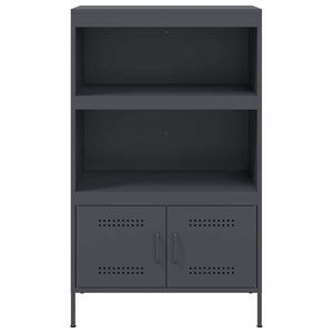 Highboard Anthrazit 68x113 cm Stahlschrank
