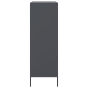 Highboard Anthrazit 68x113 cm Stahlschrank