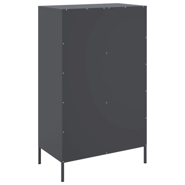 Highboard Anthrazit 68x113 cm Stahlschrank