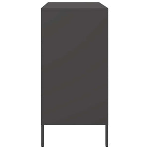 Schwarzes Sideboard 68 cm Stahl