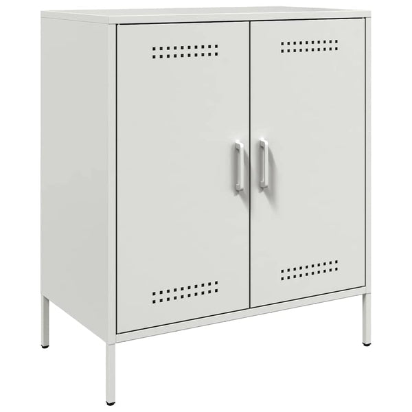 Weißes Stahl Sideboard 68x39x79 cm