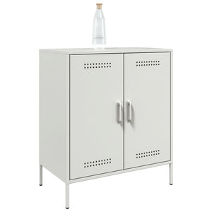 Weißes Stahl Sideboard 68x39x79 cm