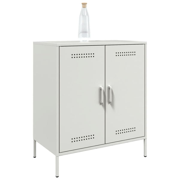 Weißes Stahl Sideboard 68x39x79 cm
