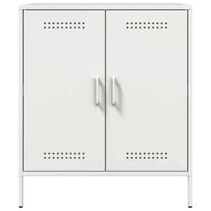 Weißes Stahl Sideboard 68x39x79 cm