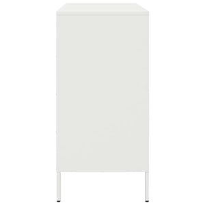 Weißes Stahl Sideboard 68x39x79 cm