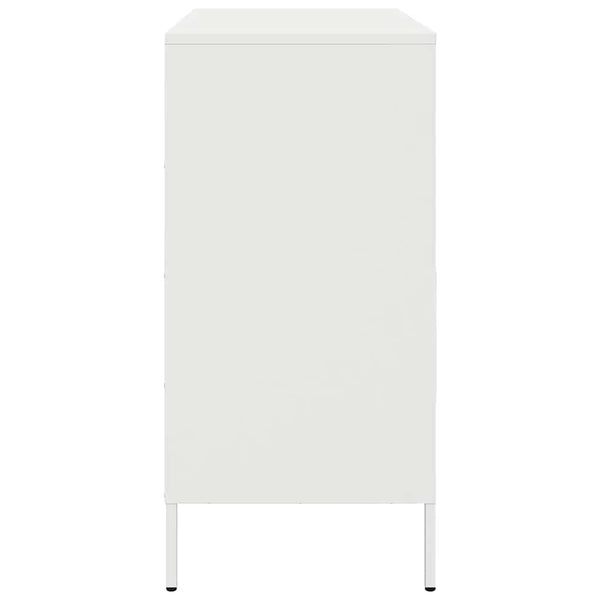 Weißes Stahl Sideboard 68x39x79 cm