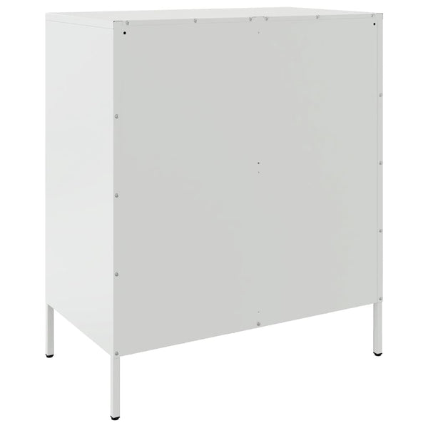 Weißes Stahl Sideboard 68x39x79 cm