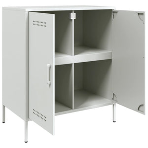 Weißes Stahl Sideboard 68x39x79 cm