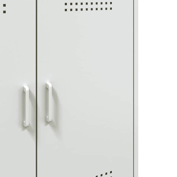 Weißes Stahl Sideboard 68x39x79 cm