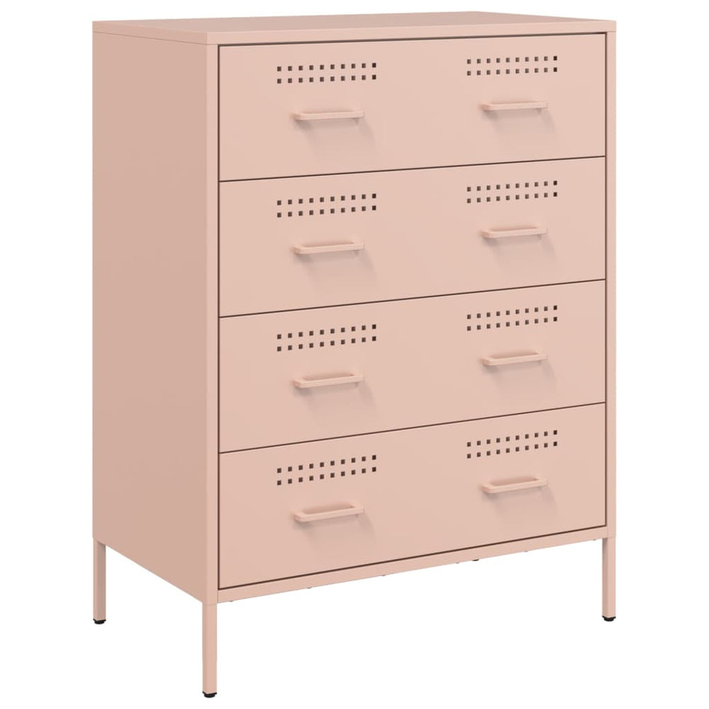 Stahl Sideboard Rosa, 68 cm
