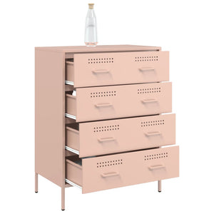 Stahl Sideboard Rosa, 68 cm