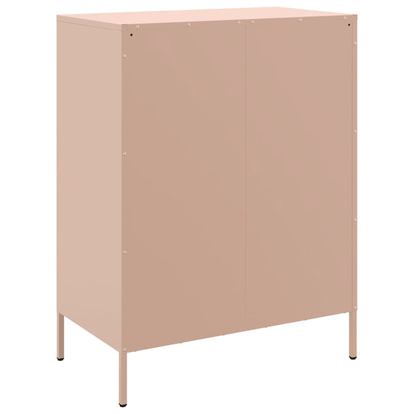 Stahl Sideboard Rosa, 68 cm