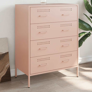 Stahl Sideboard Rosa, 68 cm