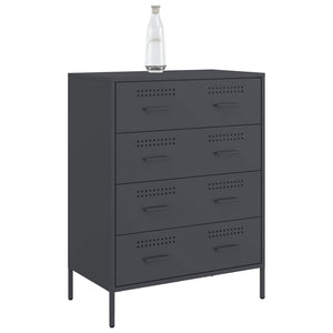 Anthrazit Sideboard 68x39x89cm Stahl