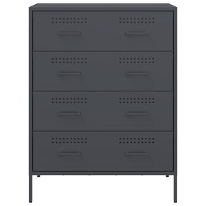 Anthrazit Sideboard 68x39x89cm Stahl