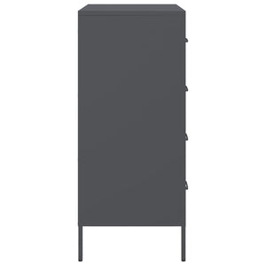 Anthrazit Sideboard 68x39x89cm Stahl