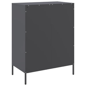 Anthrazit Sideboard 68x39x89cm Stahl
