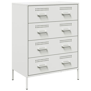 Weißes Sideboard Stahl 68x89 cm