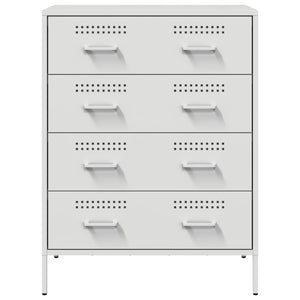 Weißes Sideboard Stahl 68x89 cm