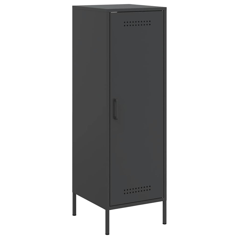 Schwarzes Highboard 36x39x113 cm Stahl