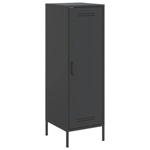 Schwarzes Highboard 36x39x113 cm Stahl