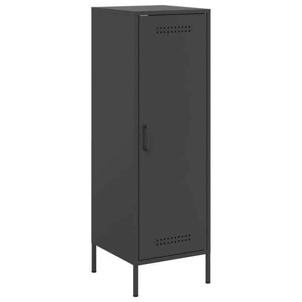 Schwarzes Highboard 36x39x113 cm Stahl