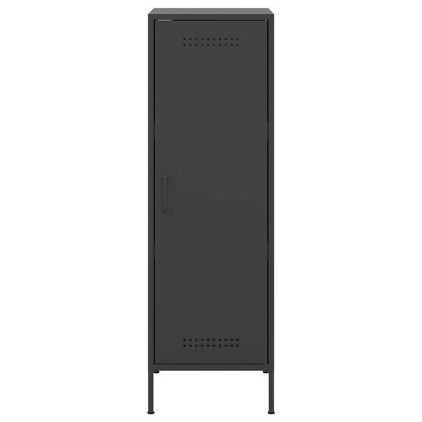 Schwarzes Highboard 36x39x113 cm Stahl