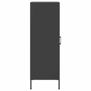 Schwarzes Highboard 36x39x113 cm Stahl