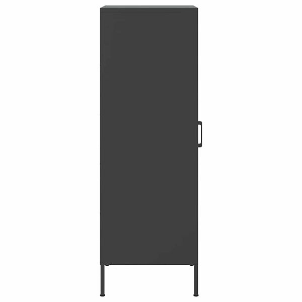 Schwarzes Highboard 36x39x113 cm Stahl