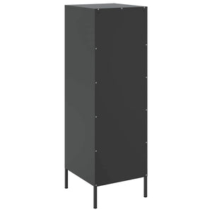 Schwarzes Highboard 36x39x113 cm Stahl