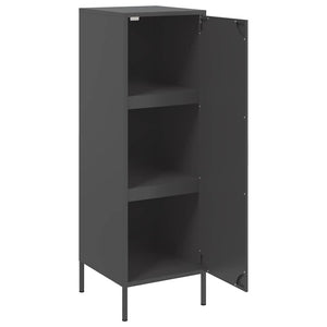 Schwarzes Highboard 36x39x113 cm Stahl