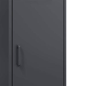 Highboard Anthrazit Stahl 36x39x113cm