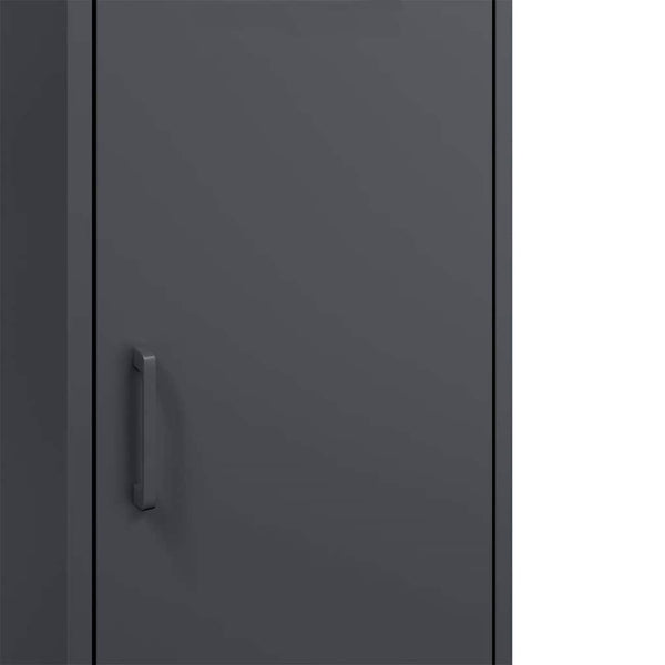 Highboard Anthrazit Stahl 36x39x113cm