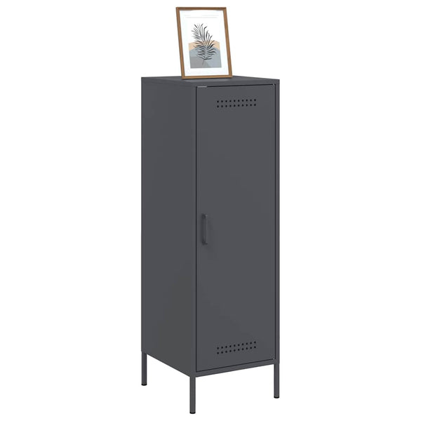 Highboard Anthrazit Stahl 36x39x113cm