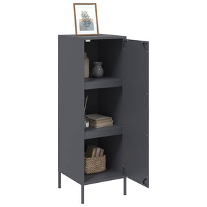 Highboard Anthrazit Stahl 36x39x113cm