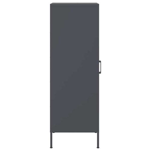 Highboard Anthrazit Stahl 36x39x113cm
