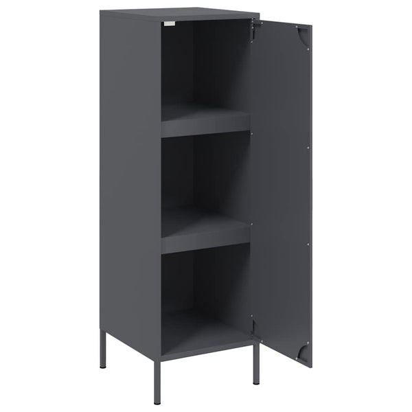 Highboard Anthrazit Stahl 36x39x113cm