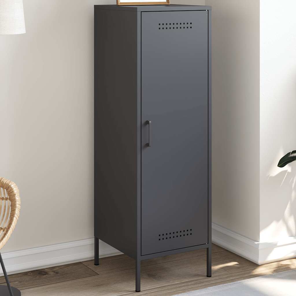 Highboard Anthrazit Stahl 36x39x113cm