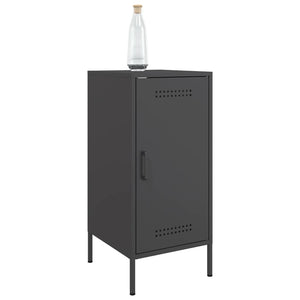 Schwarze Stahl Sideboards, 2er-Set