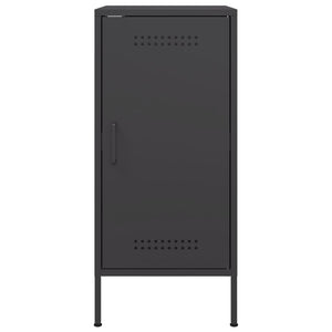 Schwarze Stahl Sideboards, 2er-Set