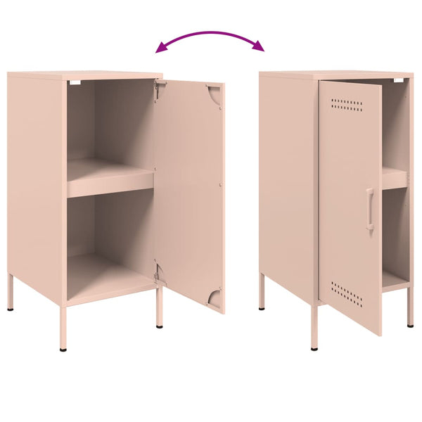 Rosa Sideboard Stahl 36x39x79 cm