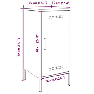 Rosa Sideboards 2er Set Stahl