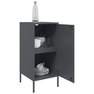Anthrazit Sideboard 36x39x79 cm Stahl