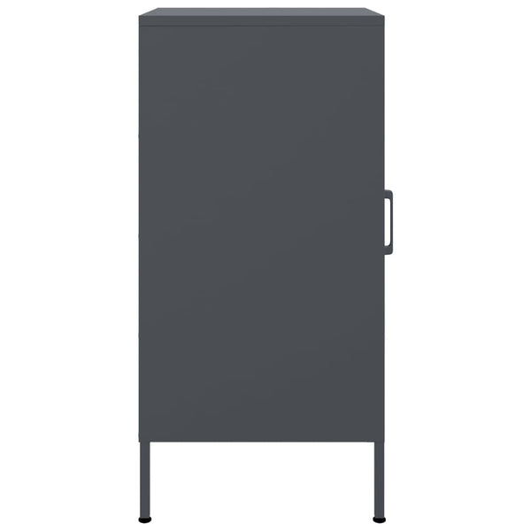 Anthrazit Sideboard 36x39x79 cm Stahl