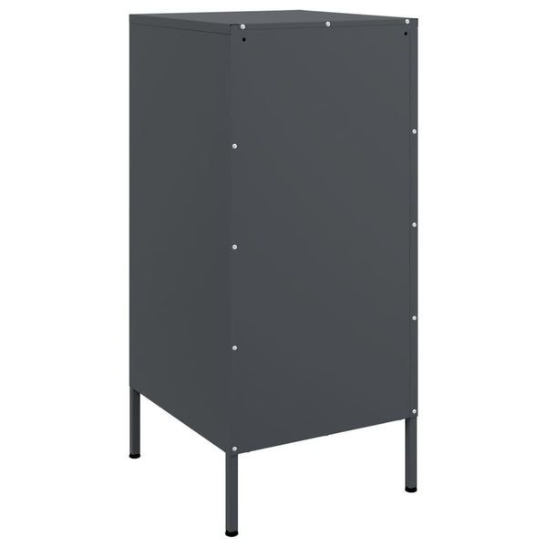 Anthrazit Sideboard 36x39x79 cm Stahl