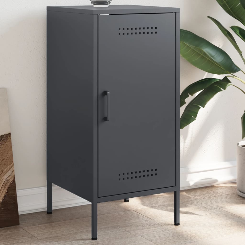 Anthrazit Sideboard 36x39x79 cm Stahl