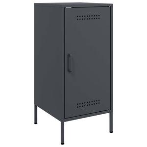 Sideboards 2er Set Anthrazit Stahl 36x39x79 cm